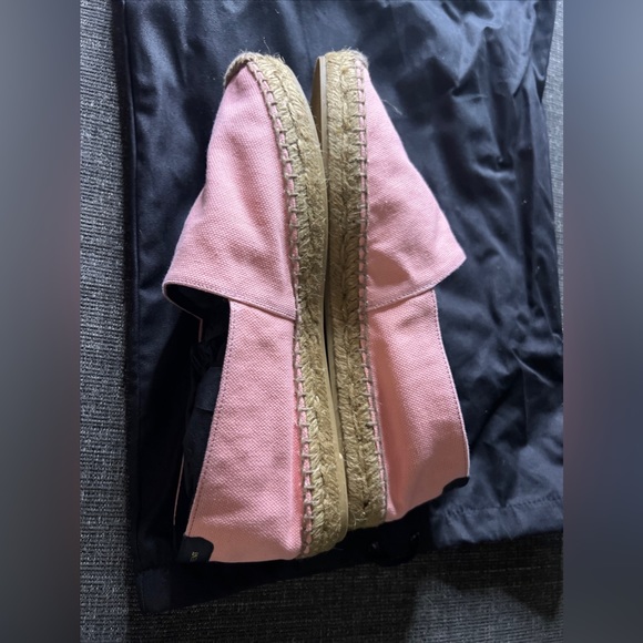 SAINT LAURENT Espadrilles in Pink Canvas EU Size 38 New In Box - Picture 2 of 6